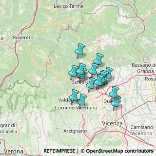 Mappa Via Pozza Gardesana, 36015 Schio VI, Italia (9.18176)