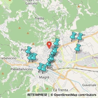 Mappa Via Pozza Gardesana, 36015 Schio VI, Italia (1.70714)
