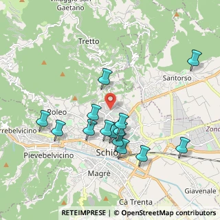 Mappa Via Pozza Gardesana, 36015 Schio VI, Italia (1.88429)