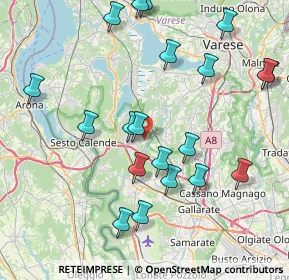 Mappa Cascina Malora, 21029 Vergiate VA, Italia (8.894)