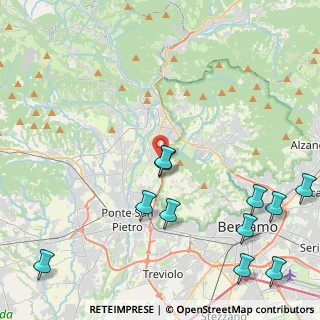 Mappa Via L. Lotto, 24030 Paladina BG, Italia (5.64182)
