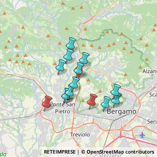 Mappa Via L. Lotto, 24030 Paladina BG, Italia (2.995)