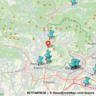 Mappa Via L. Lotto, 24030 Paladina BG, Italia (5.89231)