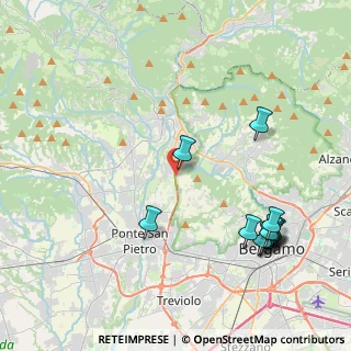 Mappa Via Lorenzo Lotto, 24030 Paladina BG, Italia (4.93692)