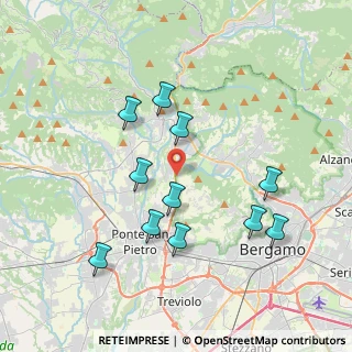 Mappa Via L. Lotto, 24030 Paladina BG, Italia (3.72091)