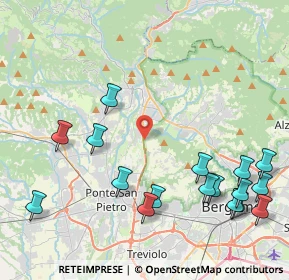 Mappa Via Lorenzo Lotto, 24030 Paladina BG, Italia (5.19176)