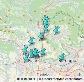 Mappa Via L. Lotto, 24030 Paladina BG, Italia (3.15286)