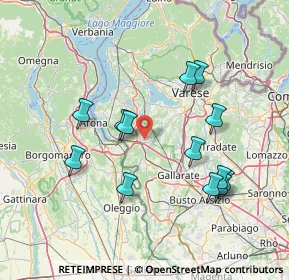 Mappa Via del Villaggio, 21029 Vergiate VA, Italia (14.58308)