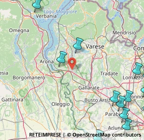 Mappa Via del Villaggio, 21029 Vergiate VA, Italia (30.967)