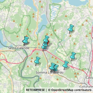 Mappa Via del Villaggio, 21029 Vergiate VA, Italia (3.74333)