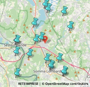 Mappa Via del Villaggio, 21029 Vergiate VA, Italia (4.68556)