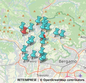 Mappa Via SS. Fermo e Rustico, 24030 Paladina BG, Italia (2.9285)