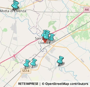 Mappa Via Stazione, 30029 San Stino di Livenza VE, Italia (4.44417)