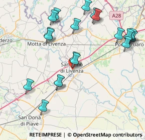 Mappa Via Stazione, 30029 San Stino di Livenza VE, Italia (9.3635)