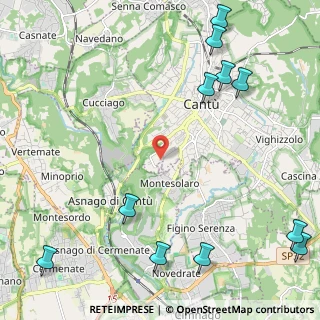Mappa Via Antonio Stoppani, 22063 Cantù CO, Italia (3.18545)