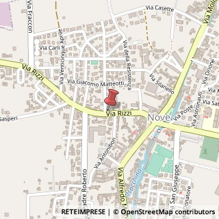 Mappa Via Rizzi, 32, 36055 Nove, Vicenza (Veneto)
