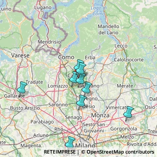 Mappa Via Giovanni Segantini, 22063 Cantù CO, Italia (23.07)