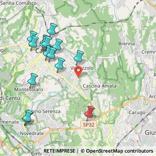 Mappa Via Giovanni Segantini, 22063 Cantù CO, Italia (2.42733)