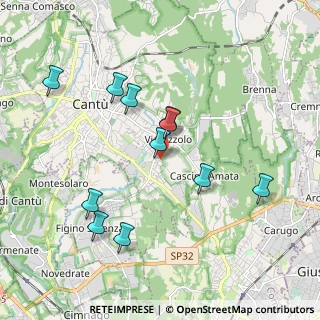 Mappa Via Giovanni Segantini, 22063 Cantù CO, Italia (1.87091)