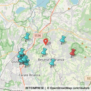 Mappa Via Alcide de Gasperi, 20838 Renate MB, Italia (4.90385)