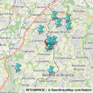 Mappa Via Alcide de Gasperi, 20838 Renate MB, Italia (1.58083)