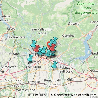 Mappa SP 35, 24020 Villa di Serio BG, Italia (7.89857)
