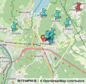 Mappa Via delle Rane, 21029 Vergiate VA, Italia (1.49818)