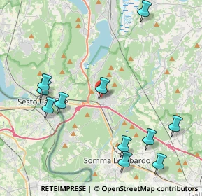 Mappa Via delle Rane, 21029 Vergiate VA, Italia (4.85091)