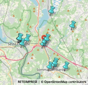 Mappa Via delle Rane, 21029 Vergiate VA, Italia (3.88)