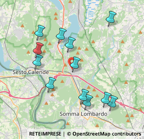 Mappa Via delle Rane, 21029 Vergiate VA, Italia (3.98083)