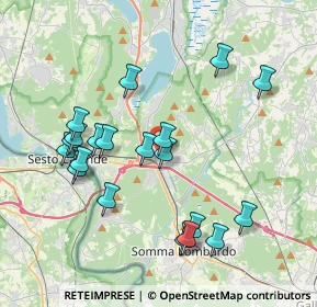 Mappa Via delle Rane, 21029 Vergiate VA, Italia (3.912)