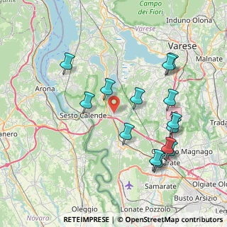 Mappa Via Beia Angelo, 21029 Vergiate VA, Italia (8.08)