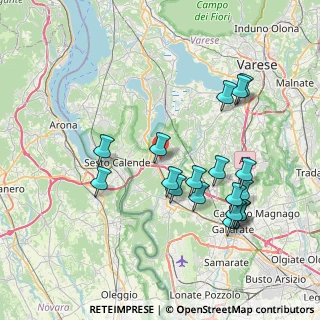 Mappa Via Beia Angelo, 21029 Vergiate VA, Italia (7.92833)
