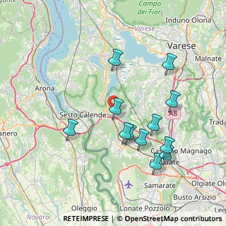 Mappa Via Beia Angelo, 21029 Vergiate VA, Italia (7.52583)