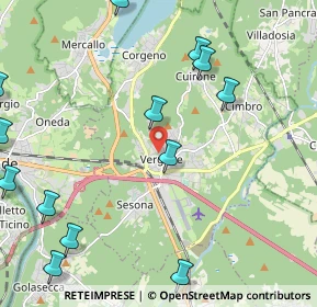 Mappa Via Beia Angelo, 21029 Vergiate VA, Italia (2.85462)