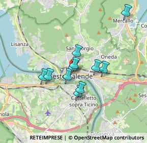 Mappa Via XXV Aprile, 21018 Sesto Calende VA, Italia (1.31182)