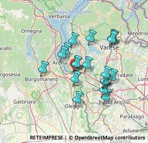 Mappa Via XXV Aprile, 21018 Sesto Calende VA, Italia (11.73368)