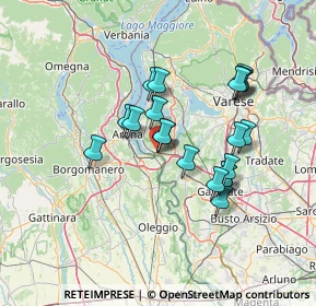 Mappa Via XXV Aprile, 21018 Sesto Calende VA, Italia (11.8685)