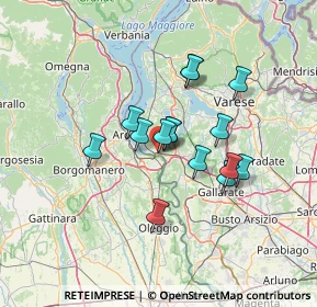 Mappa Via XXV Aprile, 21018 Sesto Calende VA, Italia (10.27133)