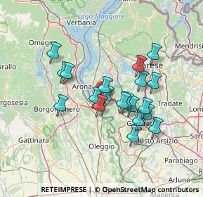 Mappa Via XXV Aprile, 21018 Sesto Calende VA, Italia (11.679)