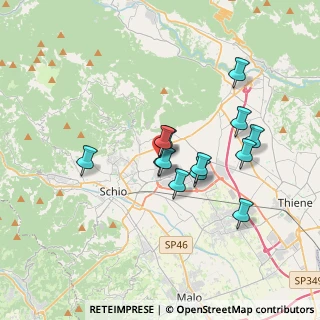 Mappa Via dell'Olmo, 36014 Santorso VI, Italia (2.88692)