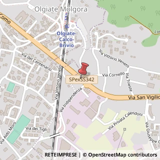 Mappa Via San Vigilio, 103, 23885 Calco, Lecco (Lombardia)