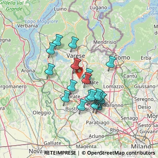 Mappa Via Enrico Fermi, 21040 Carnago VA, Italia (11.8775)
