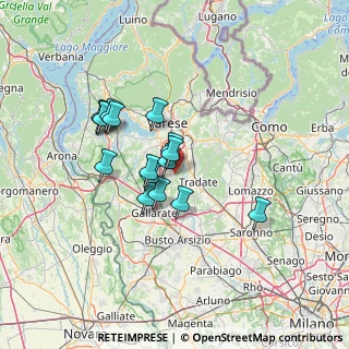 Mappa Via Enrico Fermi, 21040 Carnago VA, Italia (10.74438)