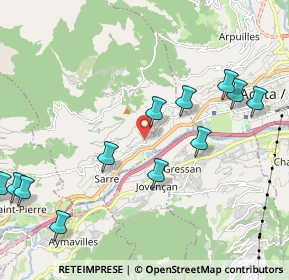 Mappa Frazione Fareur, 11010 Sarre AO, Italia (2.4275)