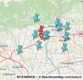 Mappa Via Palazzon, 36063 Marostica VI, Italia (6.04231)