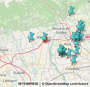 Mappa Via Palazzon, 36063 Marostica VI, Italia (9.2325)