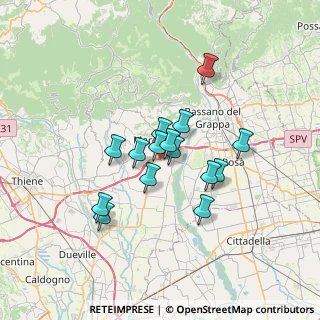 Mappa Via Palazzon, 36063 Marostica VI, Italia (5.122)