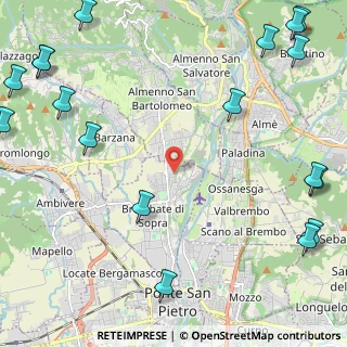 Mappa Via Centurelli Don, 24030 Brembate di Sopra BG, Italia (3.53611)