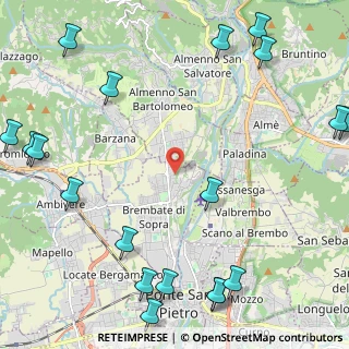 Mappa Via Centurelli Don, 24030 Brembate di Sopra BG, Italia (3.30211)
